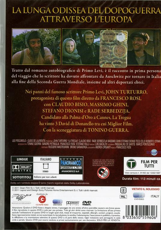 La tregua di Francesco Rosi - DVD - 2