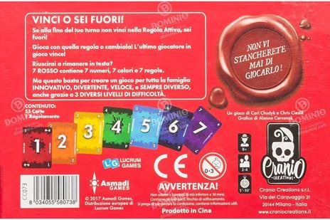 7 Rosso. Gioco da tavolo - 9