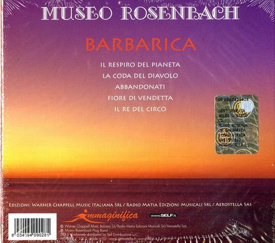 Barbarica - CD Audio di Museo Rosenbach - 2