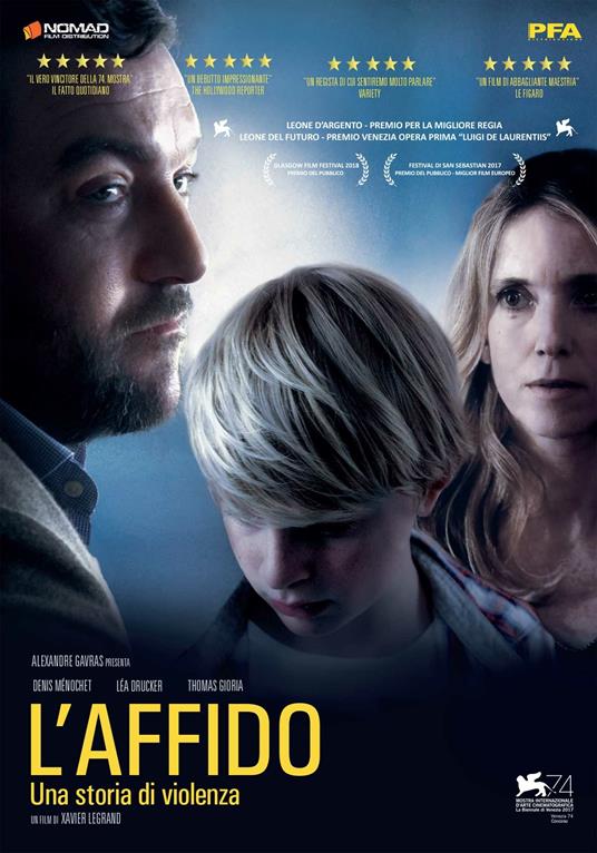 L' affido. Una storia di violenza (DVD) di Xavier Legrand - DVD