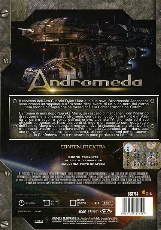 Andromeda. Stagione 2. Vol. 1 (4 DVD) di Allan Eastman,David Winning,Mike Rohl - DVD - 2