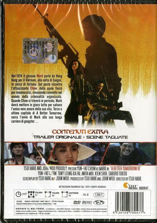 A Better Tomorrow III di Tsui Hark - DVD - 2