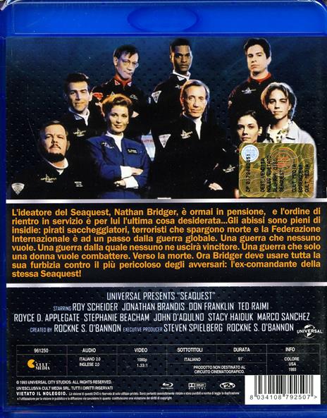 Seaquest. Odissea negli abissi di Irvin Kershner - Blu-ray - 2