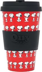 Travel Mug 400 ml Snoopy 4 (Red) in RPET