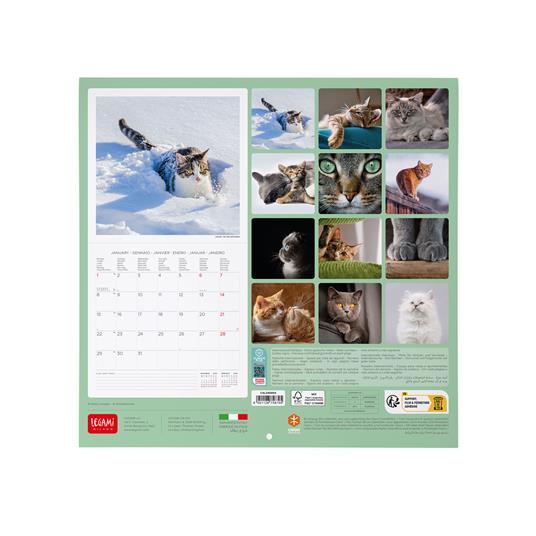 Calendario 2024, da parete, 30 x 29 cm CATS - Legami - Cartoleria e scuola  | Feltrinelli