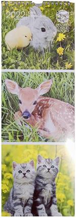 Calendario 2022 Cute Animals - 15 x 43 cm