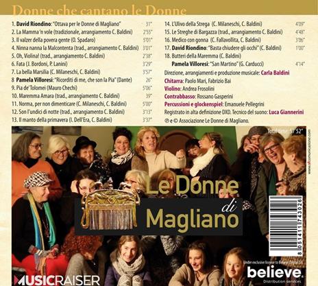 Donne che cantano le donne - CD Audio di Le Donne di Magliano - 2