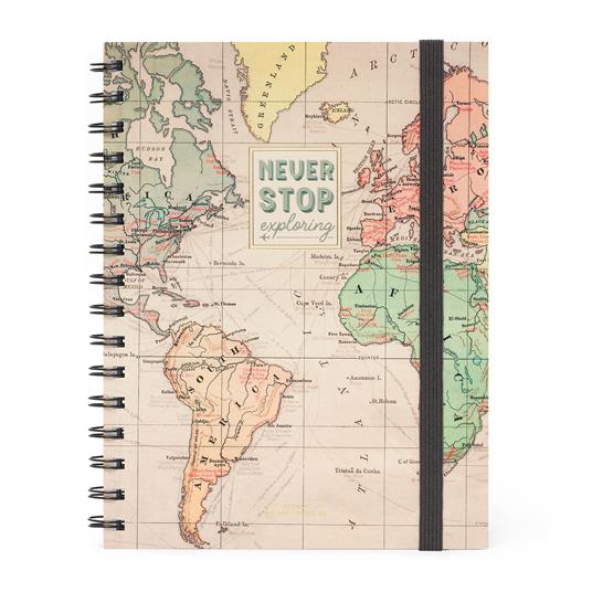 Taccuino A5 Legami Notebook con spirale a righe Viaggio. Travel - 2