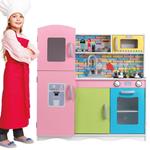 Cucina In Legno Giocattolo Bambini Con Pentole E Accessori Gioco In Acciaio