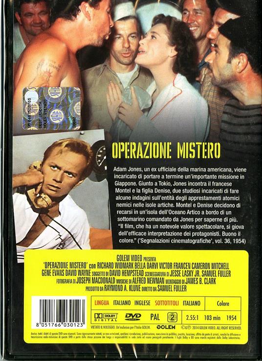 Operazione mistero (DVD) di Samuel Fuller - DVD - 2