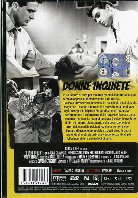 Donne inquiete di Hall Bartlett - DVD - 2