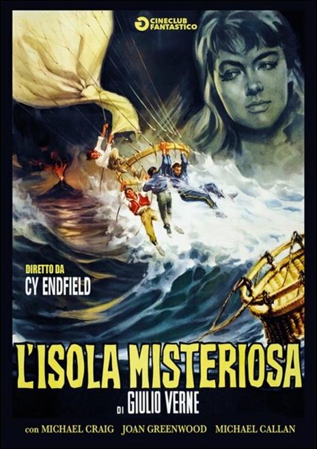 L' isola misteriosa di Cy Baker Endfield - DVD