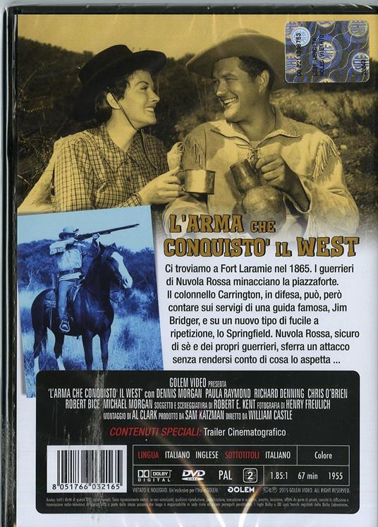 L' arma che conquistò il West di William Castle - DVD - 2