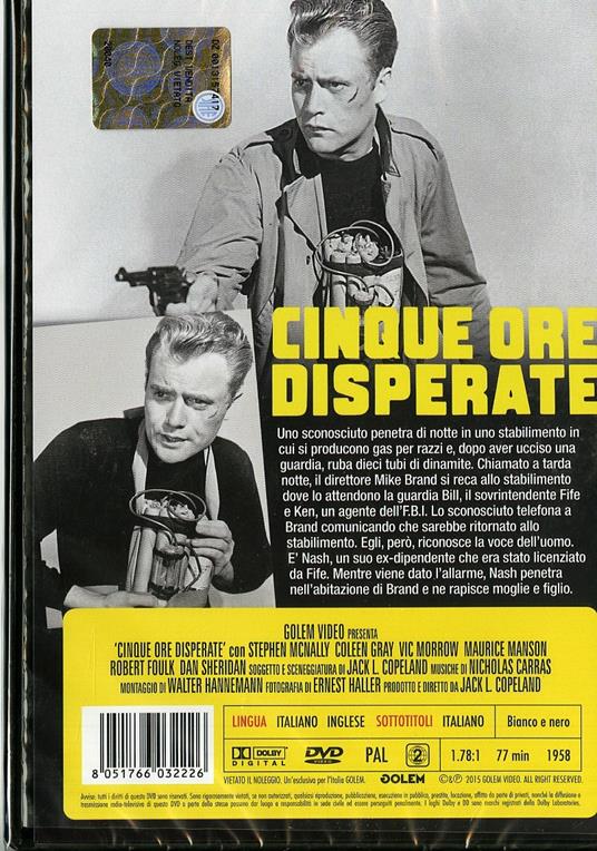 Cinque ore disperate di Jack L. Copeland - DVD - 2