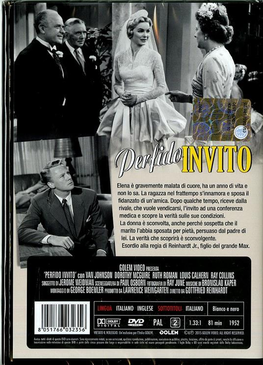 Perfido invito di Gottfried Reinhardt - DVD - 2