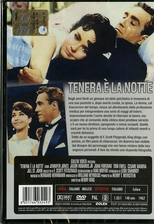 Tenera è la notte di Henry King - DVD - 2