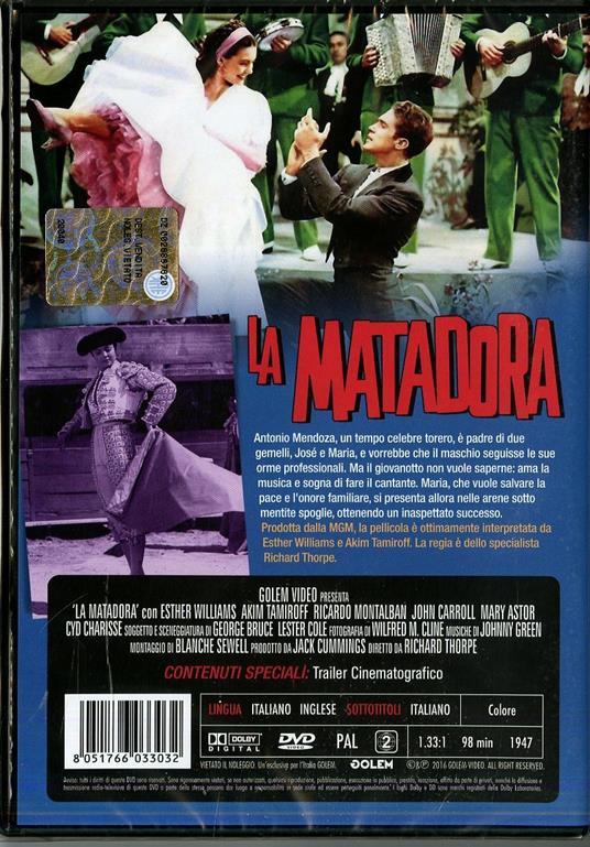La Matadora (DVD) di Richard Thorpe - DVD - 2