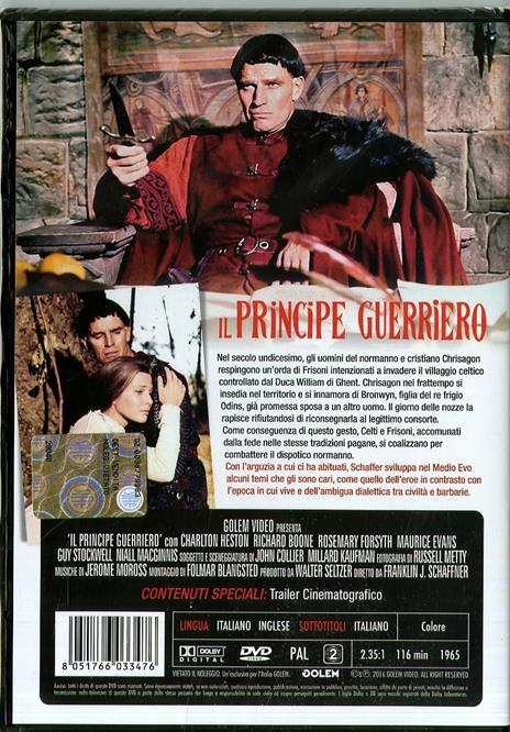 Il principe guerriero di Franklin J. Schaffner - DVD - 2