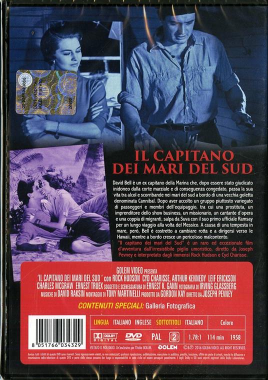 Il capitano dei Mari del Sud - DVD - Film di Joseph Pevney Avventura |  laFeltrinelli