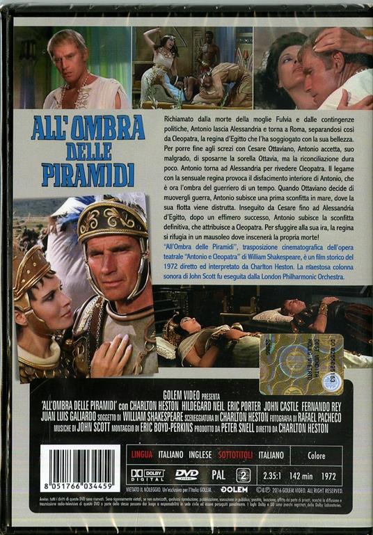 All'ombra delle Piramidi di Charlton Heston - DVD - 2