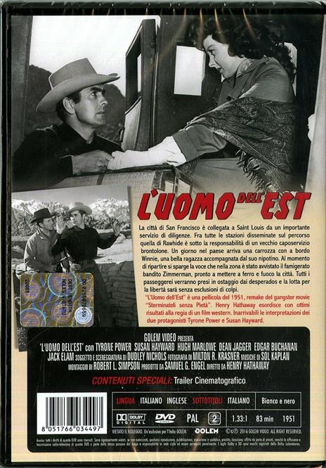 L' uomo dell'Est di Henry Hathaway - DVD - 2