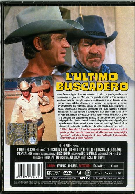 L' ultimo buscadero di Sam Peckinpah - DVD - 2
