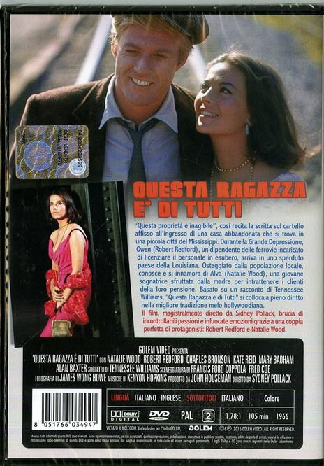 Questa ragazza è di tutti (DVD) di Sydney Pollack - DVD - 2