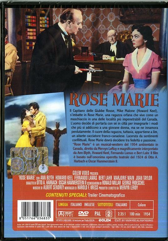 Rose Marie (DVD) di Mervyn LeRoy - DVD - 2