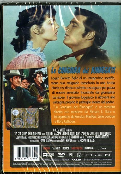 La congiura dei rinnegati (DVD) di Richard L. Bare - DVD - 2