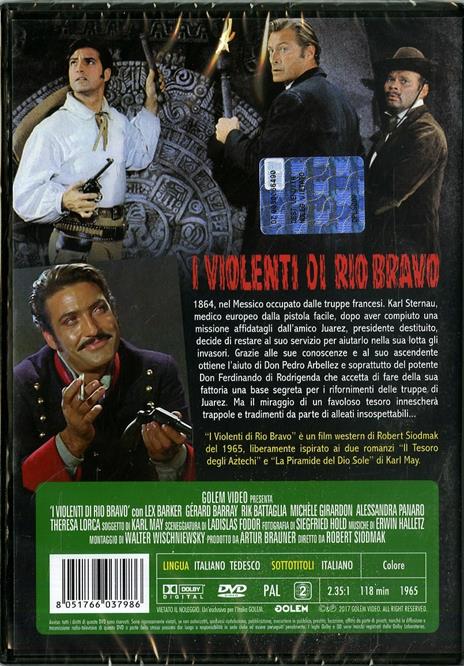 I violenti di Rio Bravo (DVD) - DVD - Film di Robert Siodmak Avventura |  laFeltrinelli