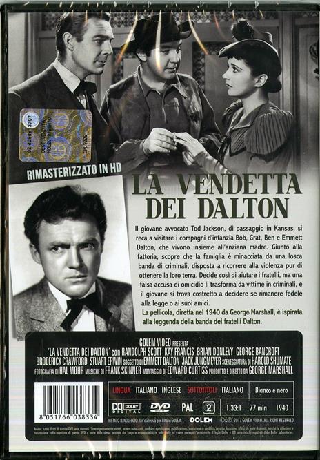 La vendetta dei Dalton. Rimasterizzato in HD (DVD) di George Marshall - DVD - 2