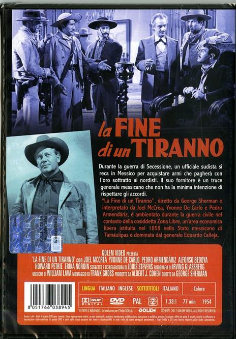 La fine di un tiranno (DVD) di George Sherman - DVD - 2