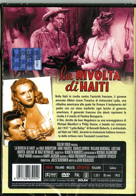 La rivolta di Haiti (DVD) di Jean Negulesco - DVD - 2