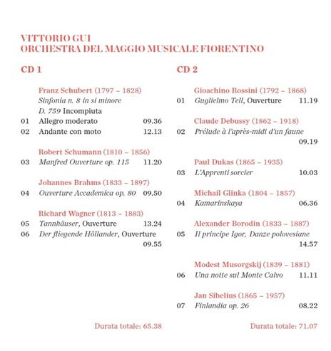 Vittorio Gui dirige l'Orchestra del Maggio Musicale Fiorentino (Historical Maggio Live) - CD Audio di Orchestra del Maggio Musicale Fiorentino,Vittorio Gui - 2