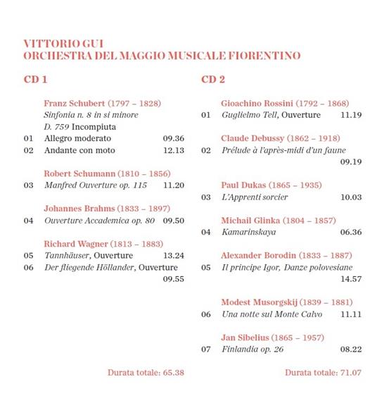 Vittorio Gui dirige l'Orchestra del Maggio Musicale Fiorentino (Historical Maggio Live) - CD Audio di Orchestra del Maggio Musicale Fiorentino,Vittorio Gui - 2