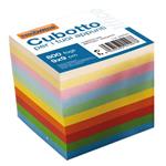 Cubo in carta bianca Nikoffice da 800 fogli formato 9×9 cm colori assortiti – 30NIK052