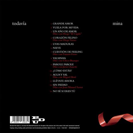 Todavia (Remastered CD Edition) - CD Audio di Mina - 2