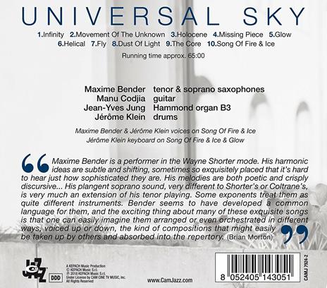 Universal Sky - CD Audio di Maxime Bender - 2