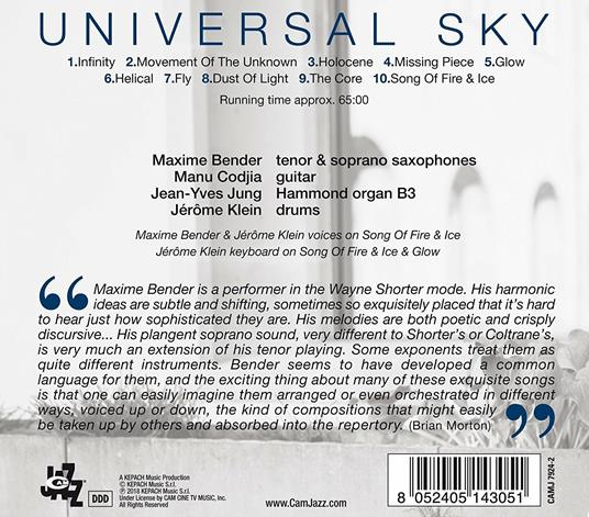 Universal Sky - CD Audio di Maxime Bender - 2