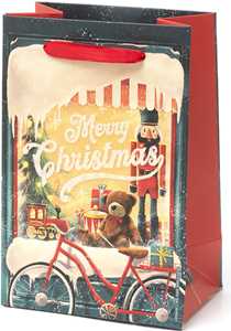 Cartoleria Sacchetto regalo - Small - Xmas Window Legami