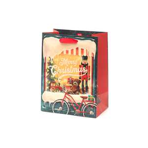 Cartoleria Sacchetto regalo - Medium - Xmas Window Legami