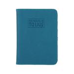 Porta passaporto. Passport Holder - Petrol