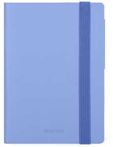 Cartoleria Agenda settimanale Legami 2024-2025, 18 mesi, Small Weekly Diary con Notebook - Cornflower - 9,5 x 13,5 cm Legami