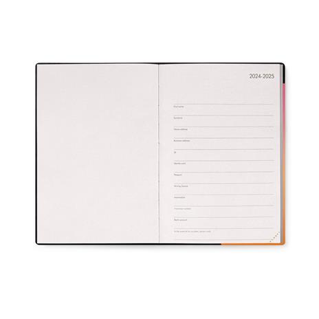 Agenda settimanale Legami 2024-2025, 18 mesi, Medium Weekly Diary con Notebook - Golden Hour - 12 x 18 cm - 3