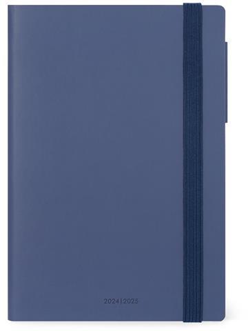 Agenda giornaliera Legami 2024/2025, 16 mesi, Medium Daily Diary - Blueberry