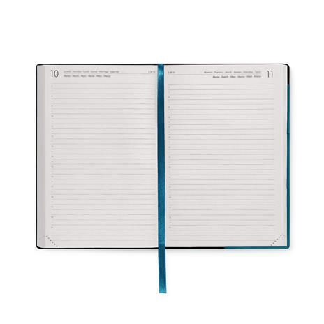 Agenda giornaliera Legami 2024/2025, 16 mesi, Medium Daily Diary - Teal Blue - 2