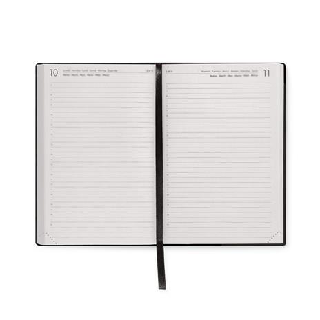 Agenda giornaliera Legami 2024/2025, 16 mesi, Medium Daily Diary - Black Diamond - 2