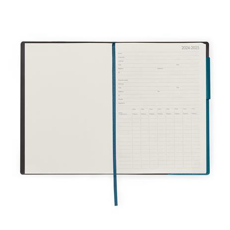 Agenda del docente settimanale Legami 2025, settimanale, 13 mesi, Large Weekly Diary - Teal Blue - 2