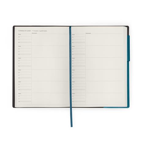 Agenda del docente settimanale Legami 2025, settimanale, 13 mesi, Large Weekly Diary - Teal Blue - 5