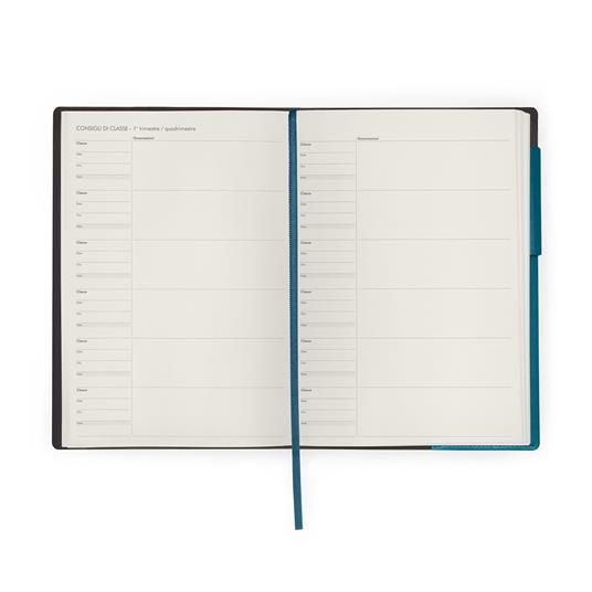 Agenda del docente settimanale Legami 2025, settimanale, 13 mesi, Large Weekly Diary - Teal Blue - 5